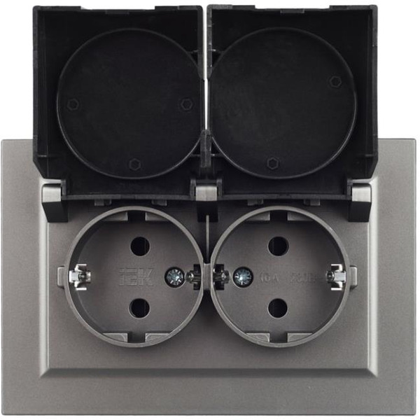 Розетка IEK Brite BR-R26-16-44-K46-F