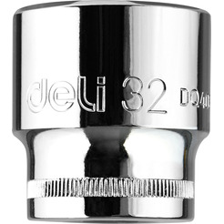 Головка торцевая шестигранная Deli EDQ4032