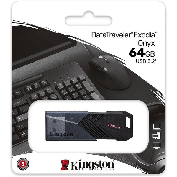 USB Flash Kingston DataTraveler Exodia Onyx 64GB (DTXON/64GB)