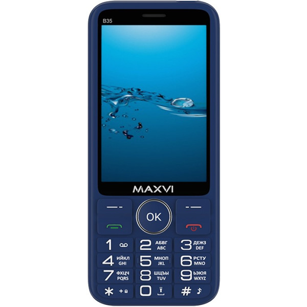 Мобильный телефон Maxvi B35 (синий)