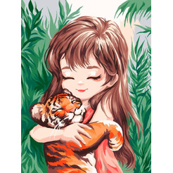 Картина по номерам ArtCity Теплые объятия KT716