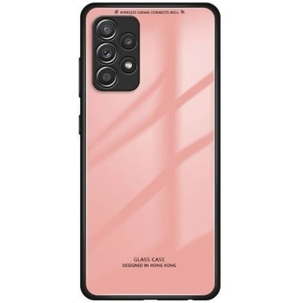Накладка CASE Glassy для Samsung Galaxy A32 (5G) (розовый)