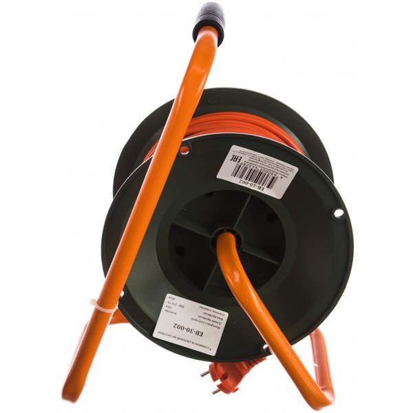 Удлинитель на катушке Glanzen EB-30-002 (30 м, оранжевый)