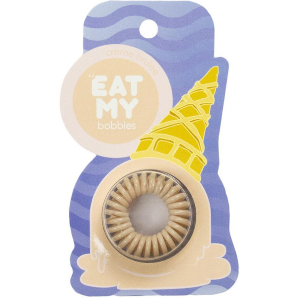 Резинки для волос  EAT MY в цвете "Крем-брюле" 311425 (3 шт)