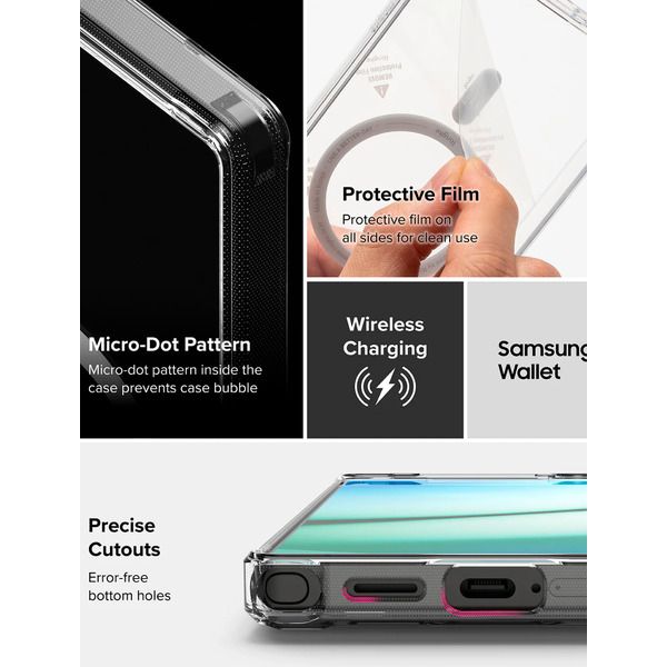 Чехол Ringke FUSION MAGNETIC для Galaxy S25 Ultra CLEAR