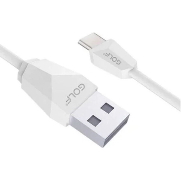 Кабель GOLF GC-27 Type-C (1.5 м, белый)