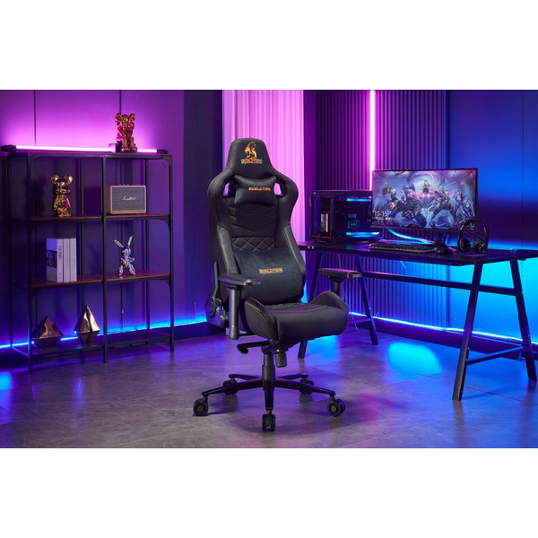 Игровое кресло EVOLUTION CONQUEROR FABRIC Black