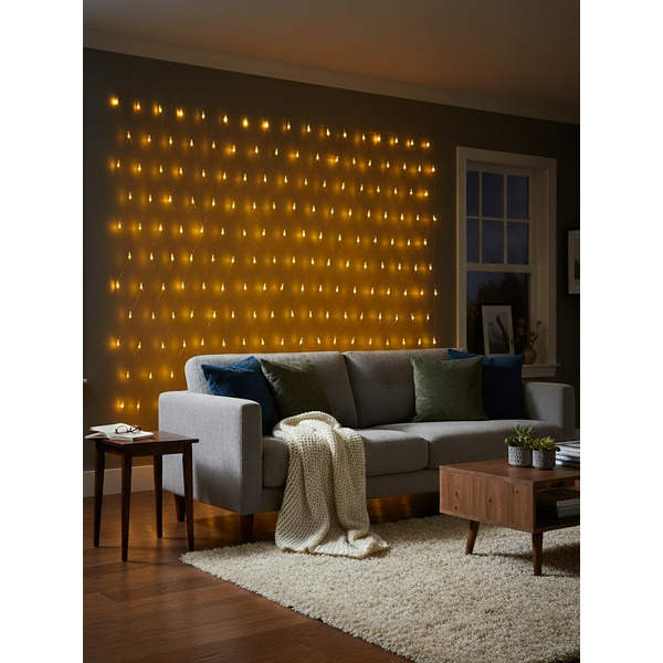 Светодиодная гирлянда Miland ГС-0002 (теплый белый)