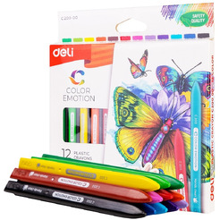 Мелки восковые Color emotion DELI C20000