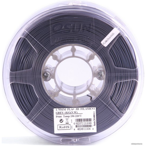 Пластиковая нить ESUN PLA+ 1,75 мм, 1кг, aqua (вода)