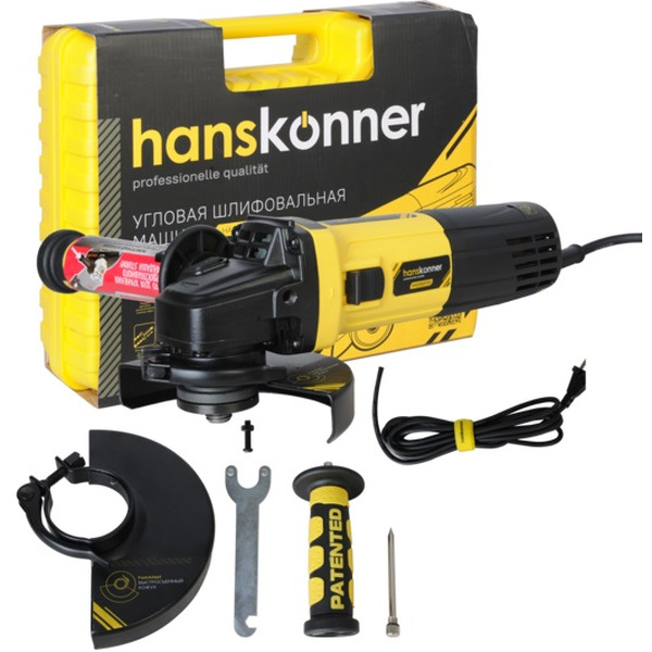 Угловая шлифмашина Hanskonner HAG13125TES