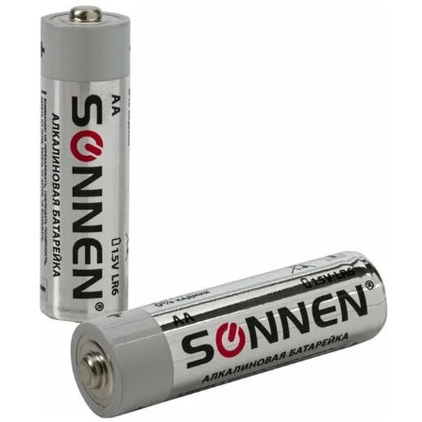 Батарейки  SONNEN 24 шт, Alkaline, АА(LR6,15А)