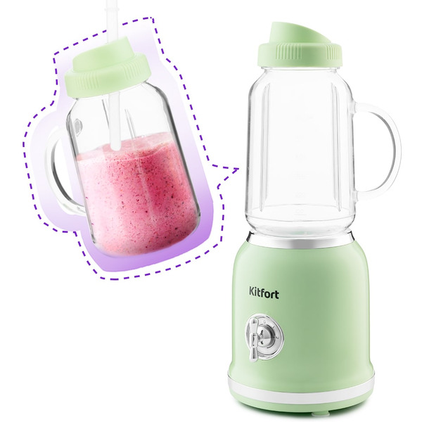 Блендер Kitfort КТ-1377-3 (мятный)