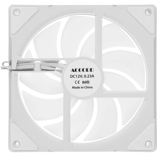 Вентилятор для корпуса Accord ACC-YF14 ARGB WHITE
