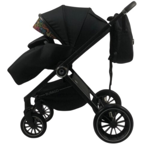 Детская универсальная коляска BubaGo BLOOM 2in1 BG 134-1 (черный)