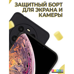 Бампер Bingo Liquid TPU для HONOR X9 (черный)