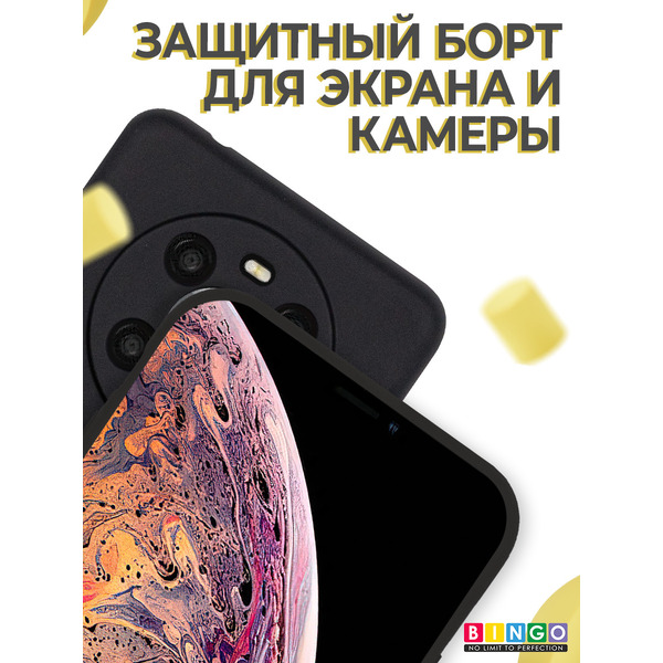 Бампер Bingo Liquid TPU для HONOR X9 (черный)