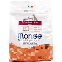 Сухой корм для собак Monge Dog Extra Small Adult Salmon & Rice 800 г