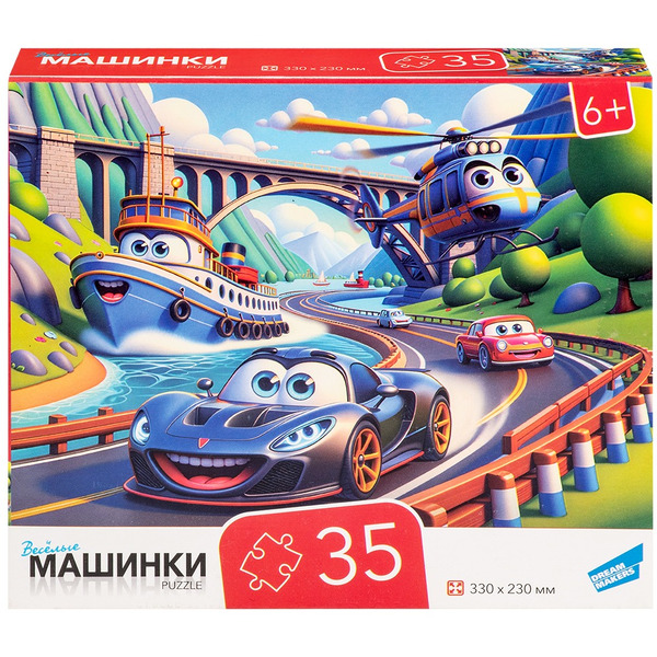 Пазлы DREAM MAKERS Машинки RI3505C