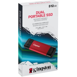 Внешний накопитель Kingston Dual Portable SSD SPSD/512GB