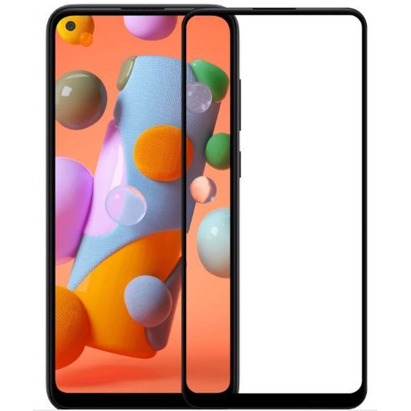 Защитное стекло CASE Full Glue для Samsung Galaxy A11 (черный)
