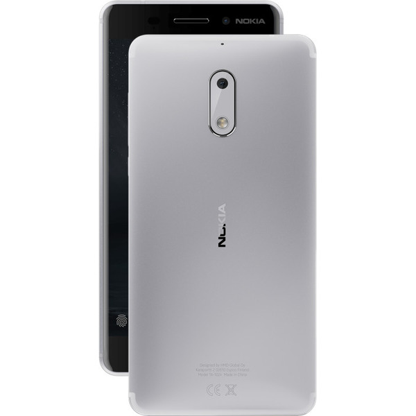Смартфон Nokia 6 серебрянный (11PLES01A12)