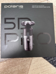Бритва электрическая POLARIS PMR 0714RC Ultimate shave 5D PRO (черный/серебряный)