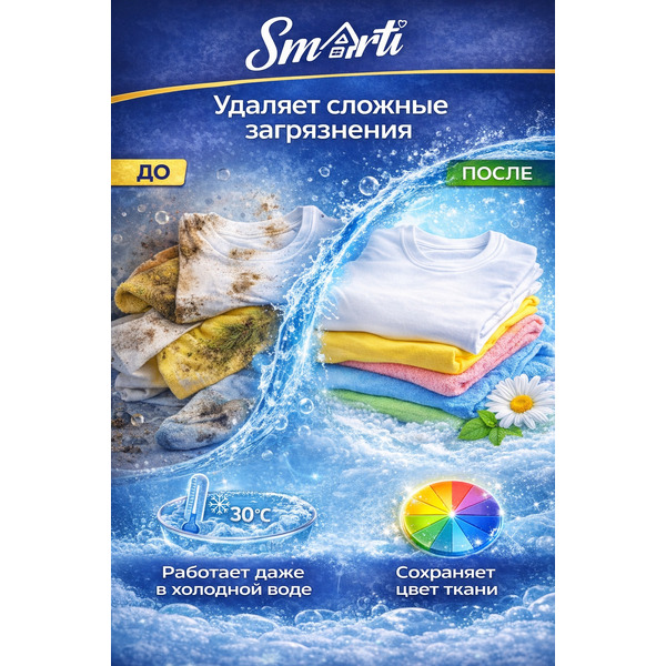 Гель для стирки Smarti ALL in ONE универсальный 5L (200 стирок)