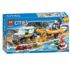 Конструктор Bela Cities 10753 Внедорожник 4х4 команды быстрого реагирования