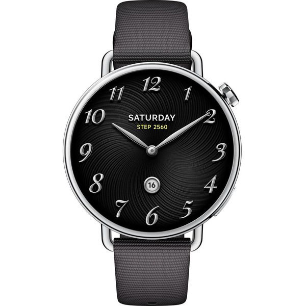 Смарт-часы Xiaomi Watch S4 41mm Fluororubber Strap Black (BHR07VRGL/M2502W1)