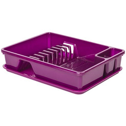Сушилка для посуды с поддоном Drina 10061 (фиолетовый)