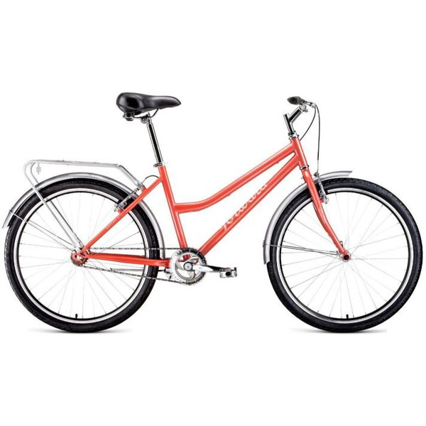 Велосипед Forward Barcelona 26 1.0 2021 / RBKW1C161002 (17, коралловый/бежевый)