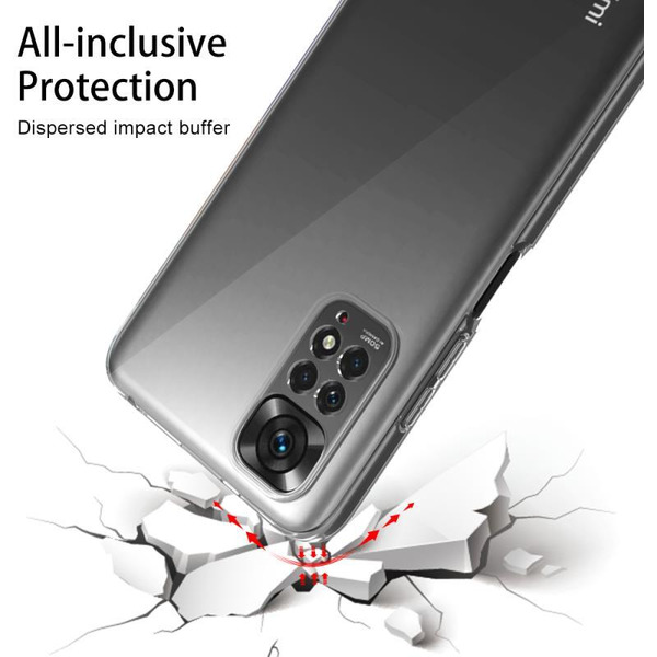 Бампер Bingo TPU 2.0mm для XIAOMI Redmi Note 11/Note 11S Белый