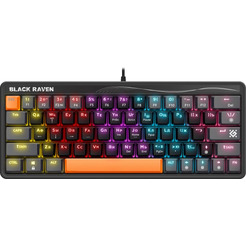 Клавиатура Defender Black Raven GK-417 (черный)