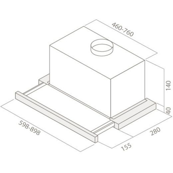 Кухонная вытяжка Elica Elite 14 LUX BL/A/60