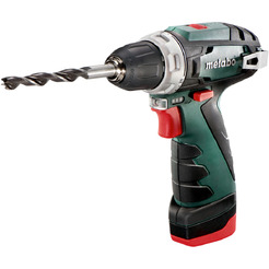 Дрель-шуруповерт Metabo PowerMaxx BS Basic (600984000) с 2-мя АКБ