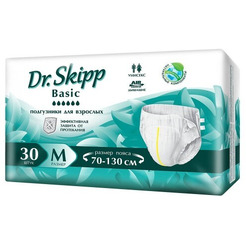 Подгузники для взрослых Dr. Skipp Basic M (30 шт)