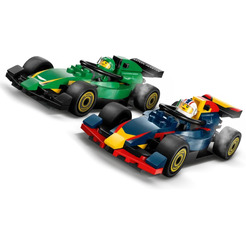 Конструктор LEGO City 60445 Грузовик F1 с болидами RB20 и AMR24 F1