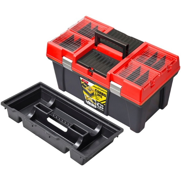 Ящик для инструментов PATROL Stuff Semi Profi CARBO 26" красный