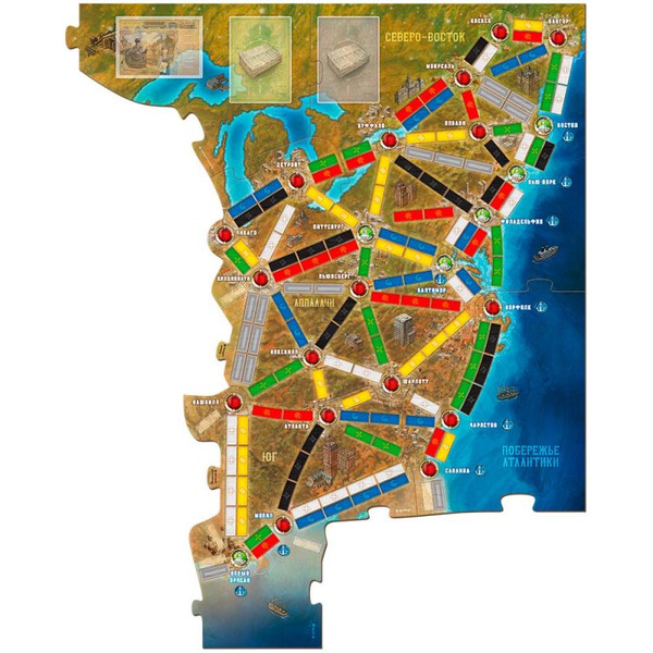 Настольная игра Hobby World Ticket To Ride. Наследие: Легенды Запада