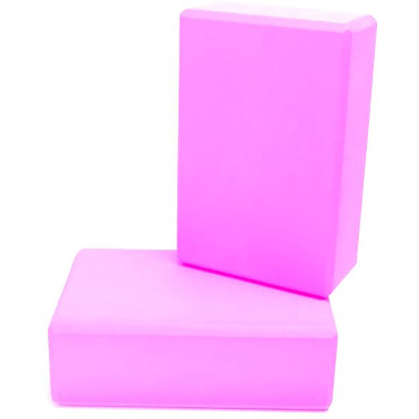 Блоки для йоги AMETIST 2 шт. розовый