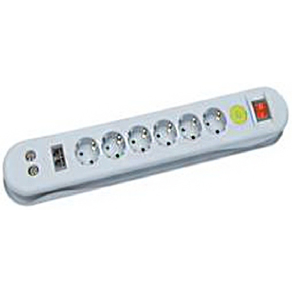 Сетевой фильтр 4HOME PTGPBKS06TN/B