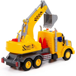 Экскаватор Полесье Профи Автомобиль-экскаватор инерционный 86440