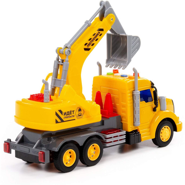 Экскаватор Полесье Профи Автомобиль-экскаватор инерционный 86440
