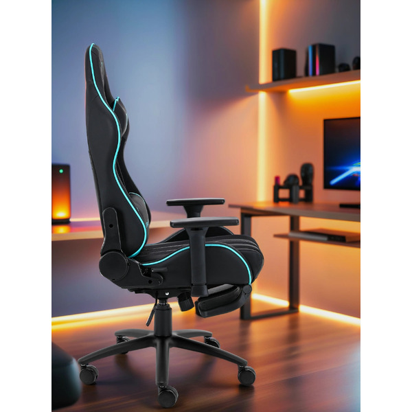 Игровое кресло Zone 51 Gravity Plus Black-Cyan Z51-GRP-BK
