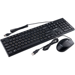 Комплект клавиатура + мышь GEMBIRD KBS-9050L черный
