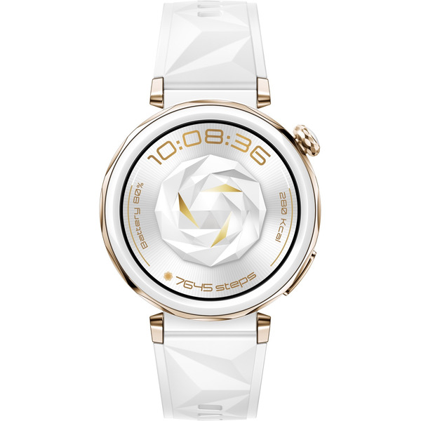 Смарт-часы HUAWEI Watch GT 5 Pro White Fluoroelastomer Strap (JNA-B29) 42mm