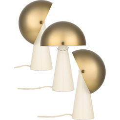 Светильник настольный ArtStyle HT-909MGBG (бежевый/золото)