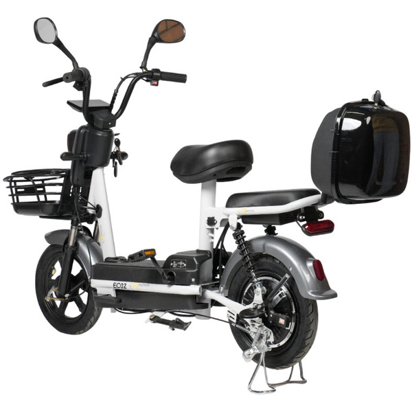 Электровелосипед NOVA EC-02 графит (с задним кофром)