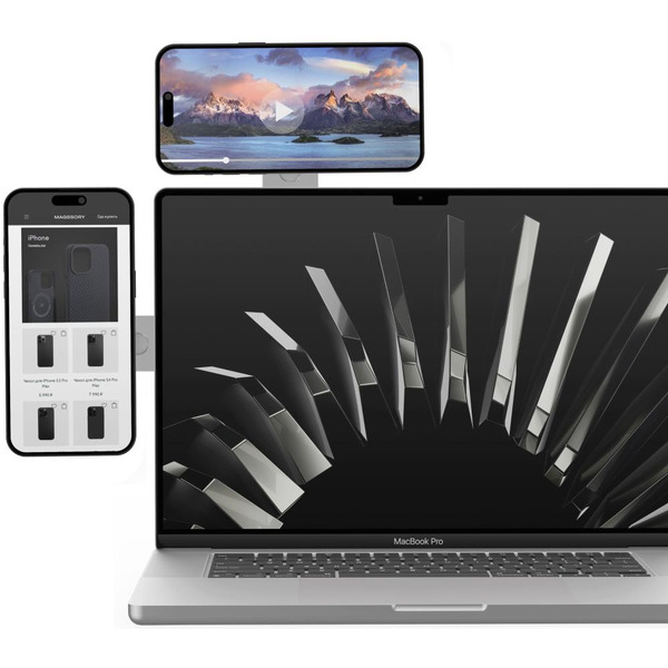 Держатель для смартфона Magssory Flex ACM001 темно-серый (ACM001dg)